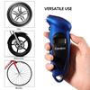 Picture of Coralov Digital Tire Pressure Gauge 150 PSI Tire Gauge for Cars Trucks Bicycles Motorcycles with Backlit LCD, Lighted Nozzle and Non-slip Grip, Silver and Blue